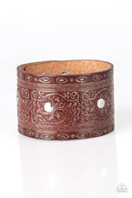 Load image into Gallery viewer, Paparazzi's Boots and Broncos - Brown Urban Men bracelet
