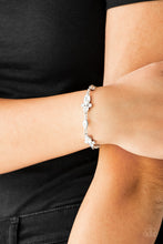 Load image into Gallery viewer, Paparazzi's At Any Cost - White bracelet
