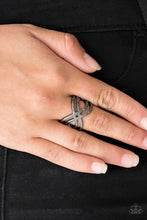 Load image into Gallery viewer, Paparazzi's Infinite Fashion - Black ring
