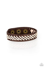 Load image into Gallery viewer, Paparazzi's Watch Your Backpacker- Brown Urban Men bracelet

