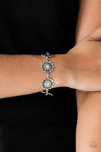 Load image into Gallery viewer, Paparazzi's Funky Flower Child - White bracelet
