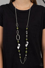 Load image into Gallery viewer, Paparazzi's All About Me - Green Pearl necklace
