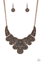 Load image into Gallery viewer, Paparazzi's Mess With The Bull - Copper necklace
