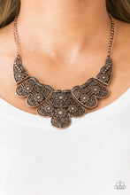 Load image into Gallery viewer, Paparazzi's Mess With The Bull - Copper necklace
