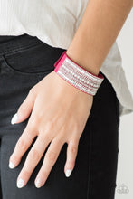 Load image into Gallery viewer, Paparazzi's Rebel Radiance - Pink Urban bracelet
