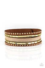 Load image into Gallery viewer, Paparazzi's Seize The Sass - Brass Urban bracelet
