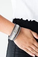 Load image into Gallery viewer, Paparazzi's Rock Star Rocker - Silver Urban bracelet

