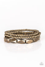 Load image into Gallery viewer, Paparazzi's Metal Move - Brass bracelet
