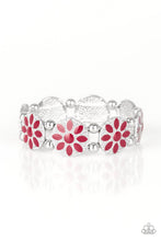 Load image into Gallery viewer, Paparazzi's Dancing Dahlias - Red bracelet
