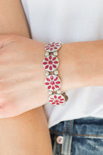 Load image into Gallery viewer, Paparazzi's Dancing Dahlias - Red bracelet
