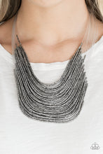 Load image into Gallery viewer, Paparazzi's Catwalk Queen - Gunmetal Seed Beads necklace
