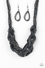 Load image into Gallery viewer, Paparazzi's City Catwalk - Blue Seed Beads necklace
