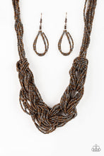 Load image into Gallery viewer, Paparazzi's City Catwalk - Copper Seed Beads necklace
