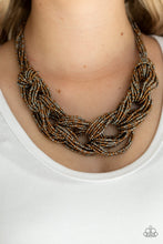 Load image into Gallery viewer, Paparazzi's City Catwalk - Copper Seed Beads necklace
