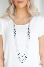 Load image into Gallery viewer, Paparazzi's Seasonal Sensation - Blue necklace
