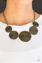 Load image into Gallery viewer, Paparazzi's Deserves A Medal - Brass necklace
