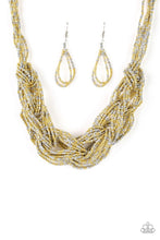 Load image into Gallery viewer, Paparazzi's City Catwalk - Gold Seed Beads necklace
