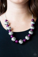 Load image into Gallery viewer, Paparazzi's Top Pop - Purple necklace
