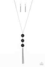 Load image into Gallery viewer, Paparazzi's Triple Shimmer - Black necklace
