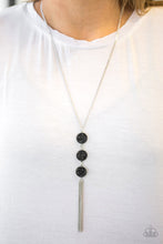 Load image into Gallery viewer, Paparazzi's Triple Shimmer - Black necklace

