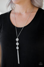 Load image into Gallery viewer, Paparazzi's Triple Shimmer - White necklace
