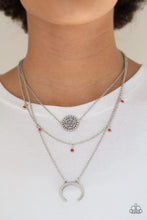 Load image into Gallery viewer, Paparazzi's Lunar Lotus - Pink necklace
