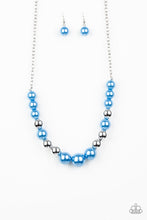 Load image into Gallery viewer, Paparazzi's Take Note - Blue Pearl necklace
