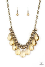 Load image into Gallery viewer, Paparazzi's Fashionista Flair - Brass necklace

