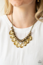 Load image into Gallery viewer, Paparazzi's Fashionista Flair - Brass necklace
