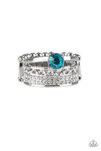 Load image into Gallery viewer, Paparazzi's The Overachiever - Blue ring
