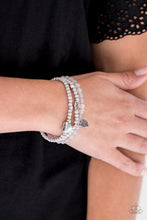 Load image into Gallery viewer, Paparazzi's Really Romantic - Silver bracelet
