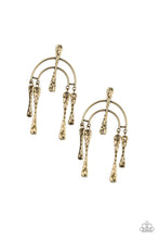 Load image into Gallery viewer, Paparazzi's ARTIFACTS Of Life - Brass post earrings
