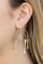 Load image into Gallery viewer, Paparazzi's ARTIFACTS Of Life - Brass post earrings
