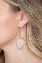Load image into Gallery viewer, Paparazzi's Twisted Trio - Silver post earrings
