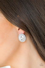 Load image into Gallery viewer, Paparazzi's What Should I BLING? - White post earrings

