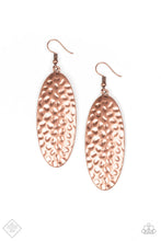 Load image into Gallery viewer, Paparazzi's Radiantly Radiant - Copper earrings
