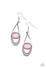 Load image into Gallery viewer, Paparazzi's The Greatest GLOW On Earth - Pink earrings
