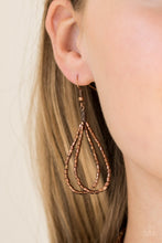 Load image into Gallery viewer, Paparazzi's Knotted Knockout - Copper Seed Beads necklace
