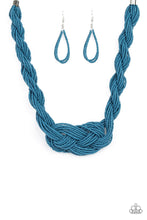 Load image into Gallery viewer, Paparazzi's A Standing Ovation - Blue Seed Beads necklace
