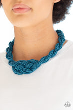 Load image into Gallery viewer, Paparazzi's A Standing Ovation - Blue Seed Beads necklace

