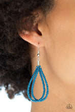 Load image into Gallery viewer, Paparazzi's A Standing Ovation - Blue Seed Beads necklace
