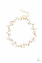 Load image into Gallery viewer, Paparazzi's Starlit Stunner - Gold bracelet
