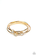 Load image into Gallery viewer, Paparazzi's Be All You Can BEDAZZLE - Gold bracelet
