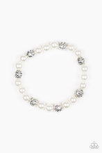 Load image into Gallery viewer, Paparazzi's Poised For Perfection - White Pearl bracelet
