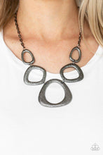 Load image into Gallery viewer, Paparazzi's Backstreet Bandit - Black necklace
