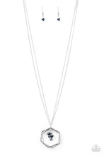 Load image into Gallery viewer, Paparazzi's Chicly Geocentric - Blue necklace
