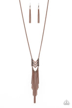 Load image into Gallery viewer, Paparazzi's Point Taken - Copper necklace
