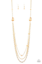 Load image into Gallery viewer, Paparazzi's Dare To Dazzle - Gold necklace
