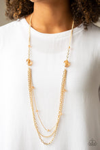 Load image into Gallery viewer, Paparazzi's Dare To Dazzle - Gold necklace
