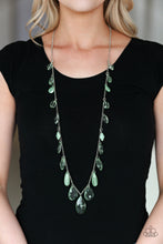 Load image into Gallery viewer, Paparazzi's GLOW And Steady Wins The Race - Green necklace
